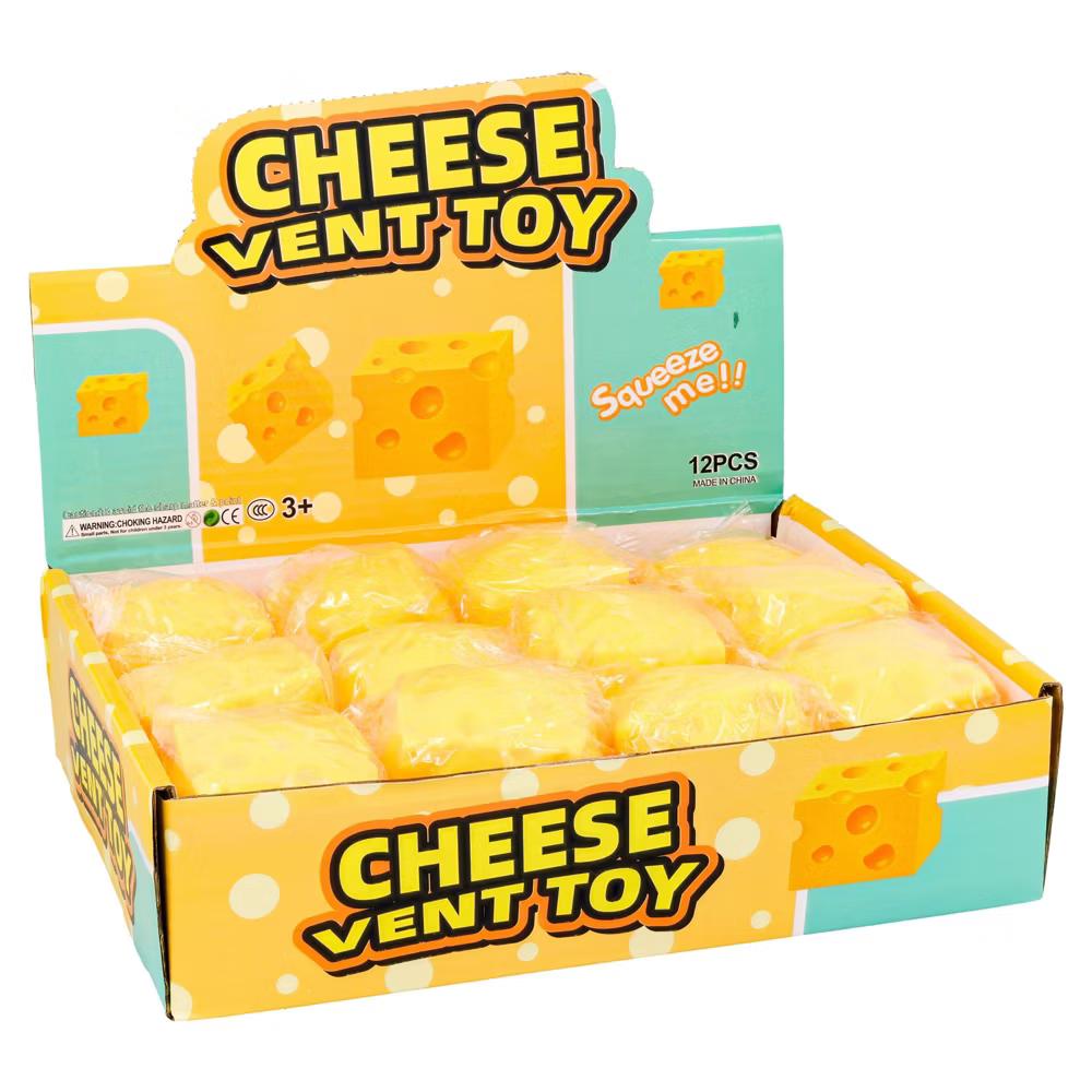 Puka Creations Cheese Squishy 2-Inch Stress Reliever | 1 Piece - Image 9