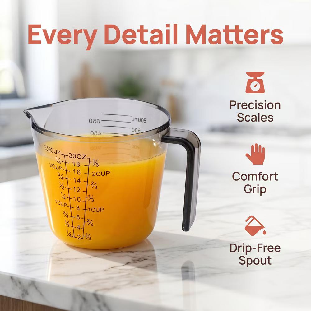 DRMHM Plastic Hand Wash Measuring Cup 1 Pc - Image 24