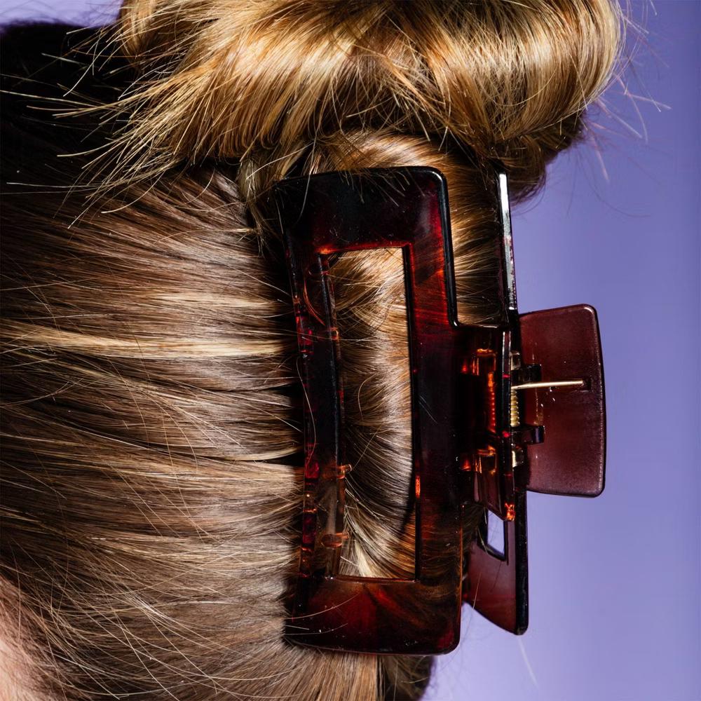 Locked In Claw Clips for Thick Hair - Black/Tort - 2ct - Image 5