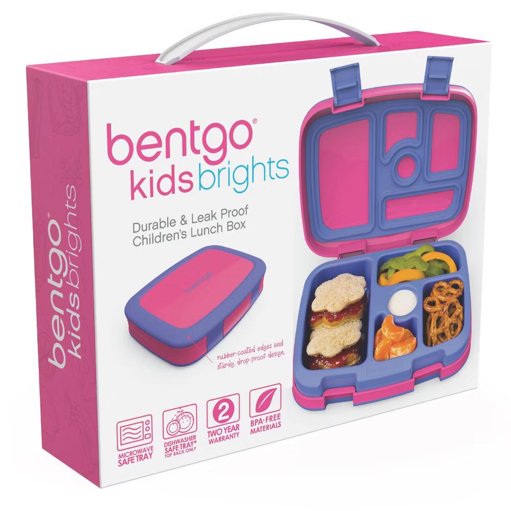 Kids' Brights Leakproof, 5 Compartment Bento-Style Kids' Lunch Box - Image 45