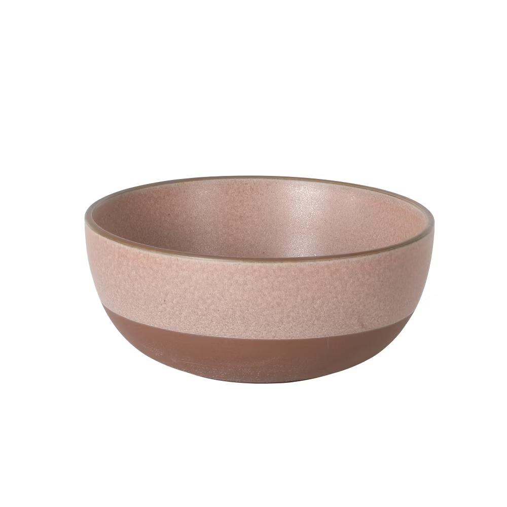 William Crest 4 Piece Cereal Bowl Set, 6.25” Round Stoneware Bowls, Reactive Glaze Finish, Soup & Snack Bowls, Dishwasher Safe - Image 7