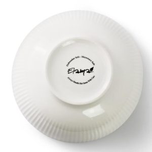 Gretel 6 Piece Round Stoneware Cereal Bowl Set in White