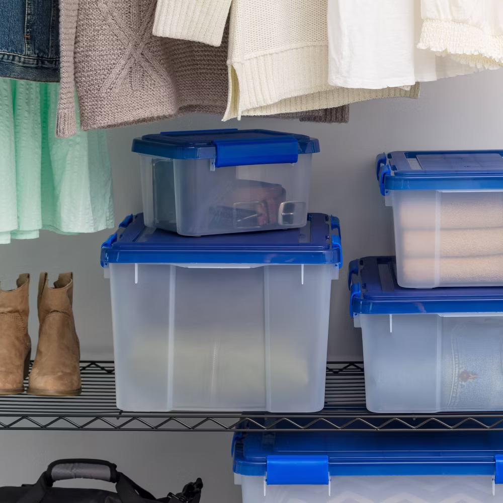 IRIS WeatherPro Plastic Storage Bin with Lid - Image 12