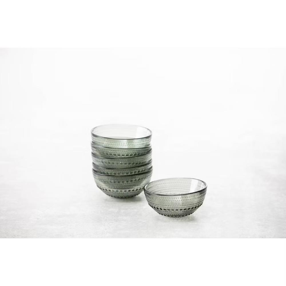 6pk 13.5oz 5" Jupiter Cereal Bowls Smoke Gray - Fortessa Tableware Solutions - Image 2