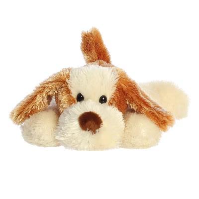 Small Scruff Mini Flopsie Adorable Stuffed Animal Brown 8" - Image 4