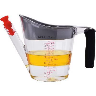 Bellemain 4-Cup Fat Separator & Measuring Cup | Strainer with Fat Stopper | 1 Liter Capacity - Image 3