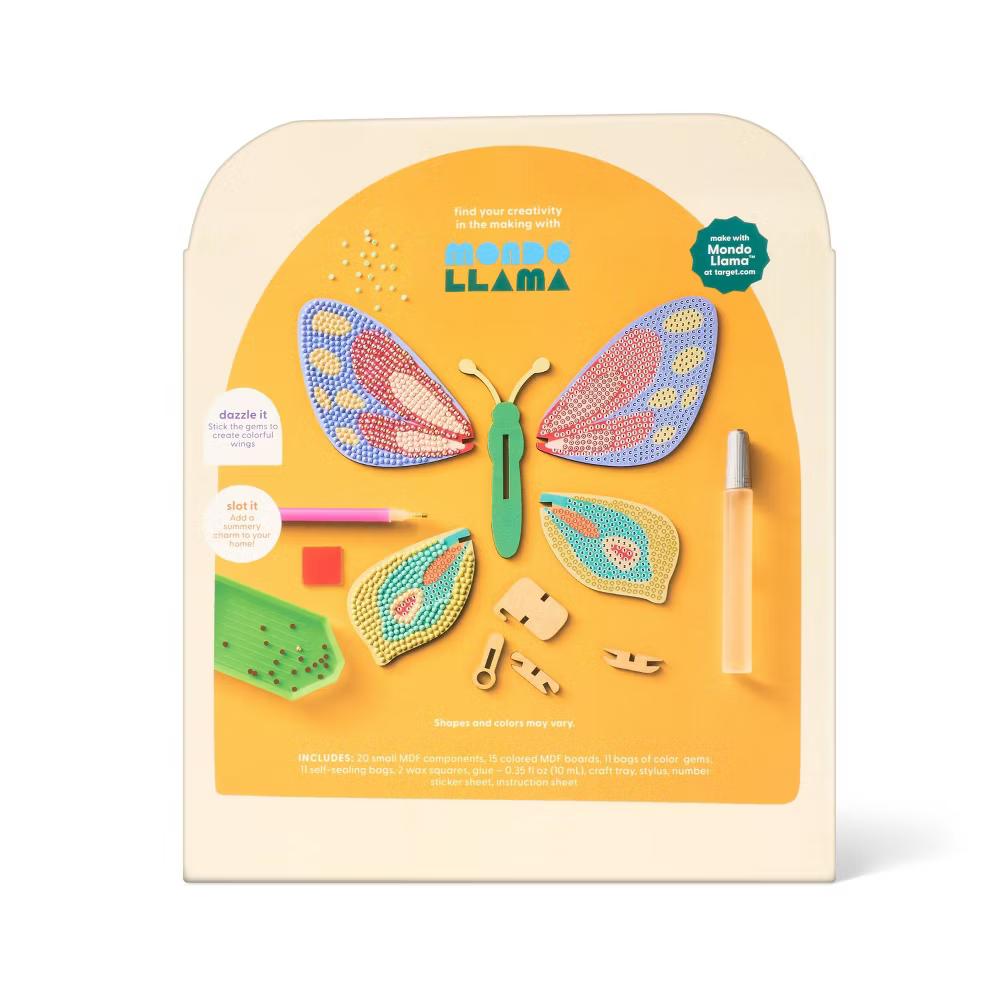 3ct Gem Art Butterfly 3D Decor Craft Kit - Image 3