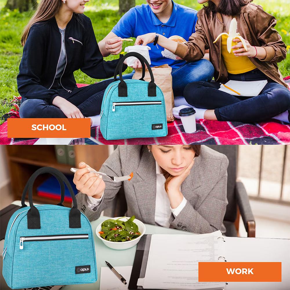 Insulated Lunch Box Women, Cooler Bag Tote Girls Kids Teen Adult, Soft Reusable Thermal Meal Prep Purse - Image 72