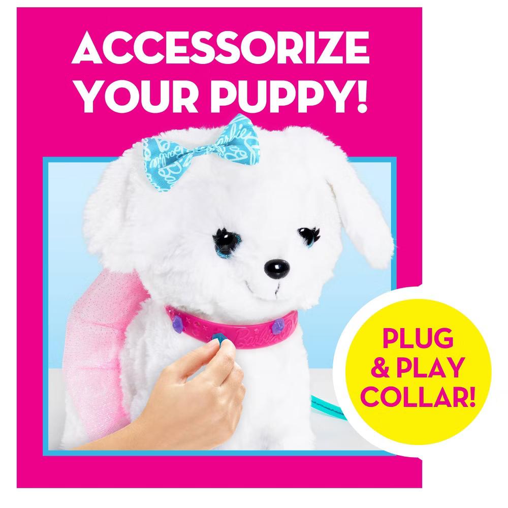 Walking Puppy Plush Toy 10pc Interactive Pet Playset with Leash and Accessories - Image 6