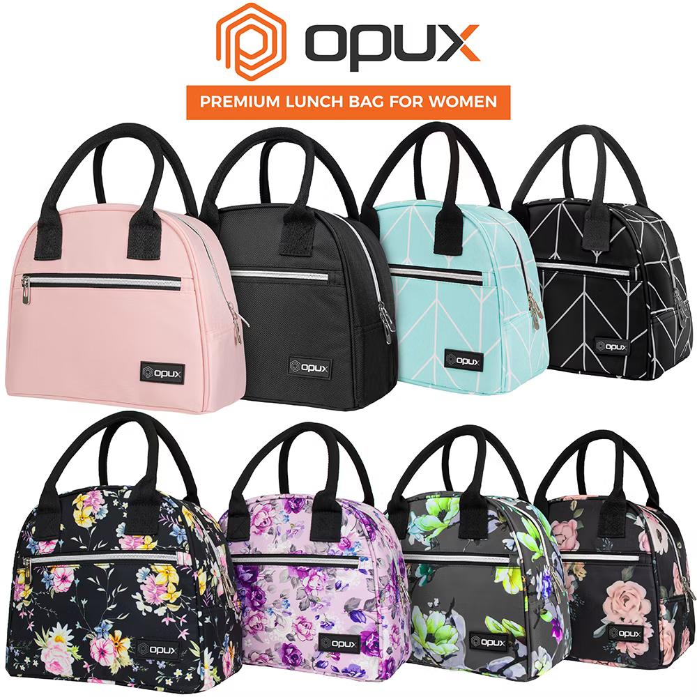 Insulated Lunch Box Women, Cooler Bag Tote Girls Kids Teen Adult, Soft Reusable Thermal Meal Prep Purse - Image 2