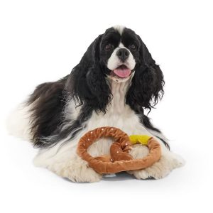 Salty Dog Pretzel Dog Toy