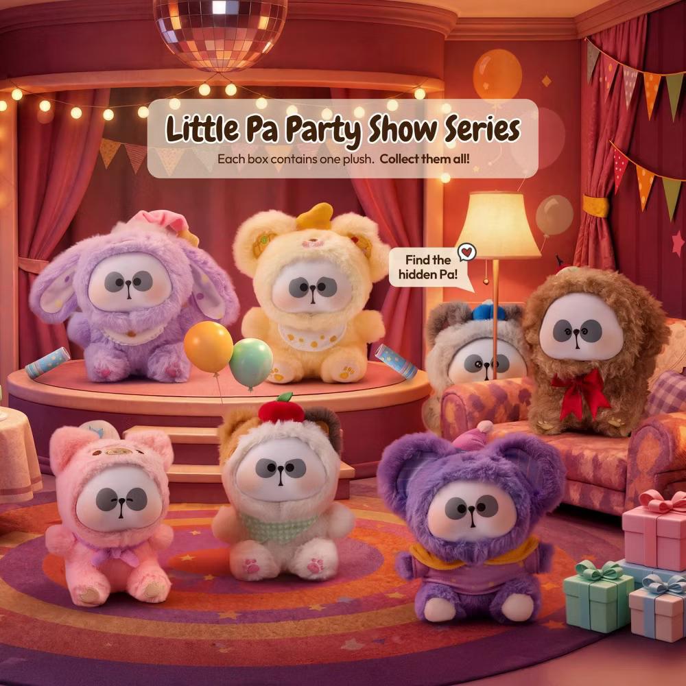 Mr. Pa Little Pa Party Show Series Plush Collectible Blind Box Mystery Toy - Image 5