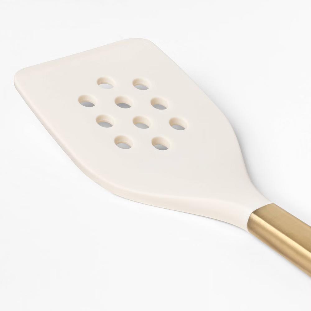 Silicone/Stainless Steel Slotted Turner - Image 2