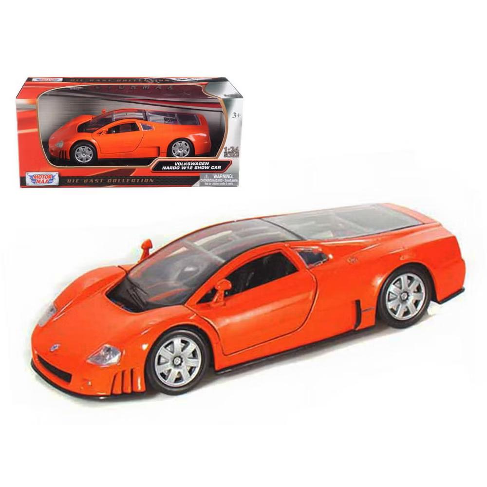 Volkswagen Nardo W12 Orange 1/24 Diecast Car Model - Image 4