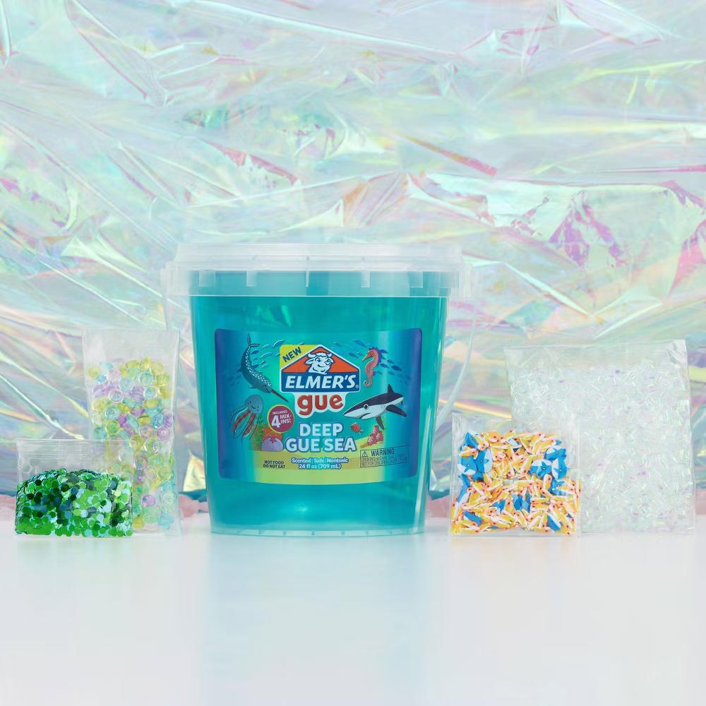 Elmer's Gue 1.5lb Deep Gue Sea Premade Slime Kit with Mix-Ins: Science Focus, Includes Storage Container & Instructions - Image 8