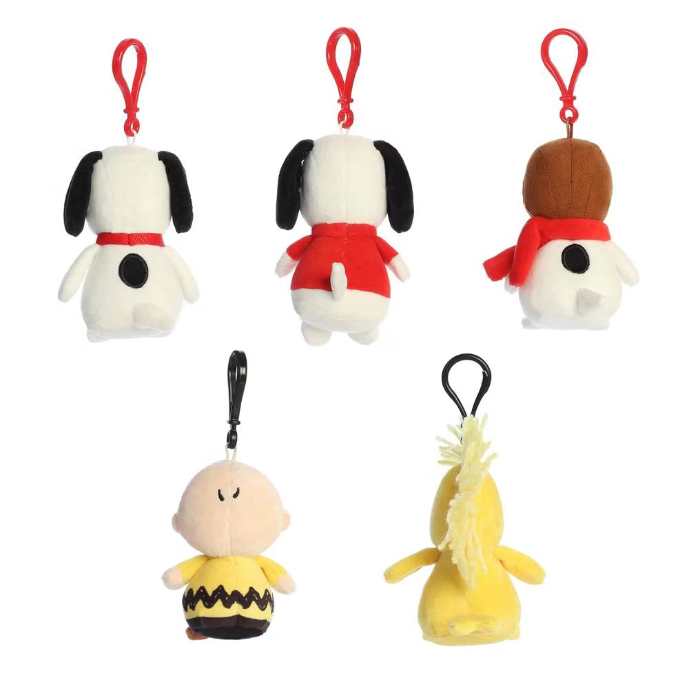 Mini Plush Surprise Collectible Series Peanuts Adorable Clip-On Multicolor 3.5" - Image 7