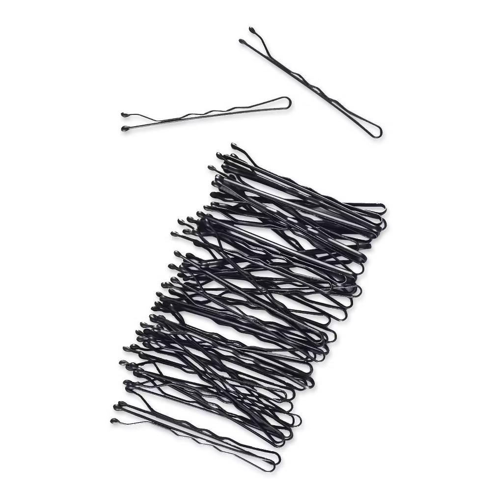 No-Slip Grip Bobby Pins - Matte Black - All Hair - 45pcs - Image 3
