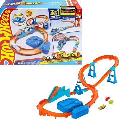Track Creator Boosted Jump Speedway Set with 1:64 Scale Toy Car and Motorized Booster - Image 17