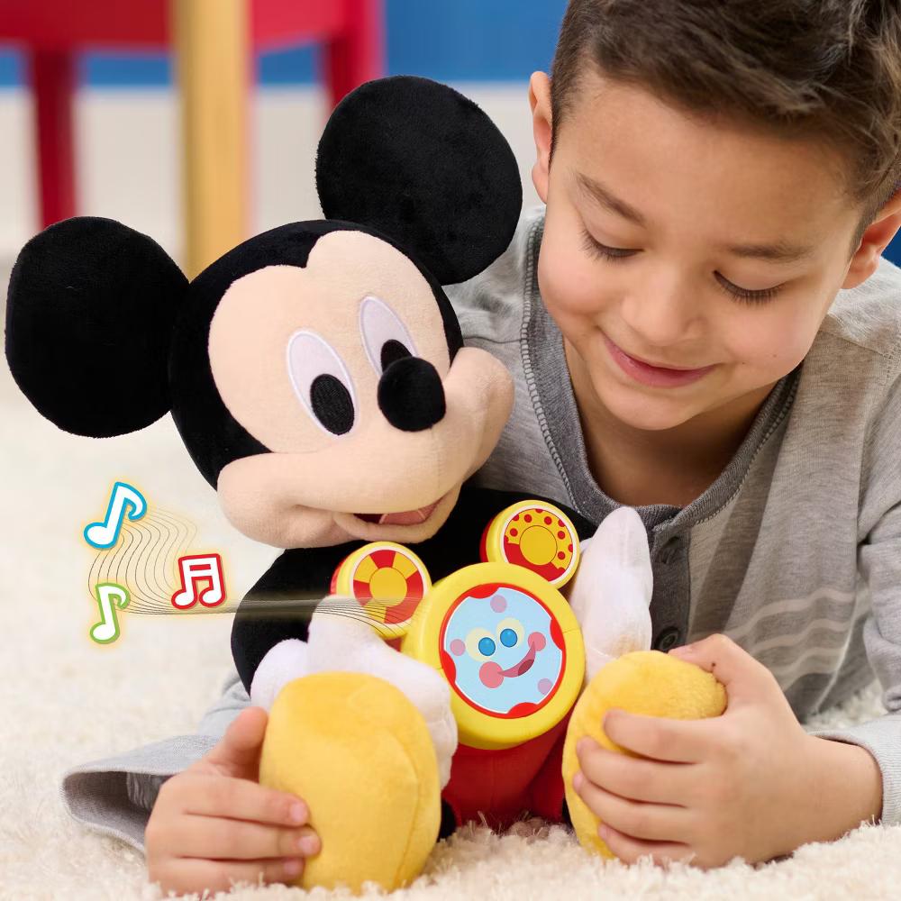 Jr. Oh Toodles! 11" Mickey Mouse Interactive Plush Toy 3 Modes of Play Ages 3 and Up - Image 3