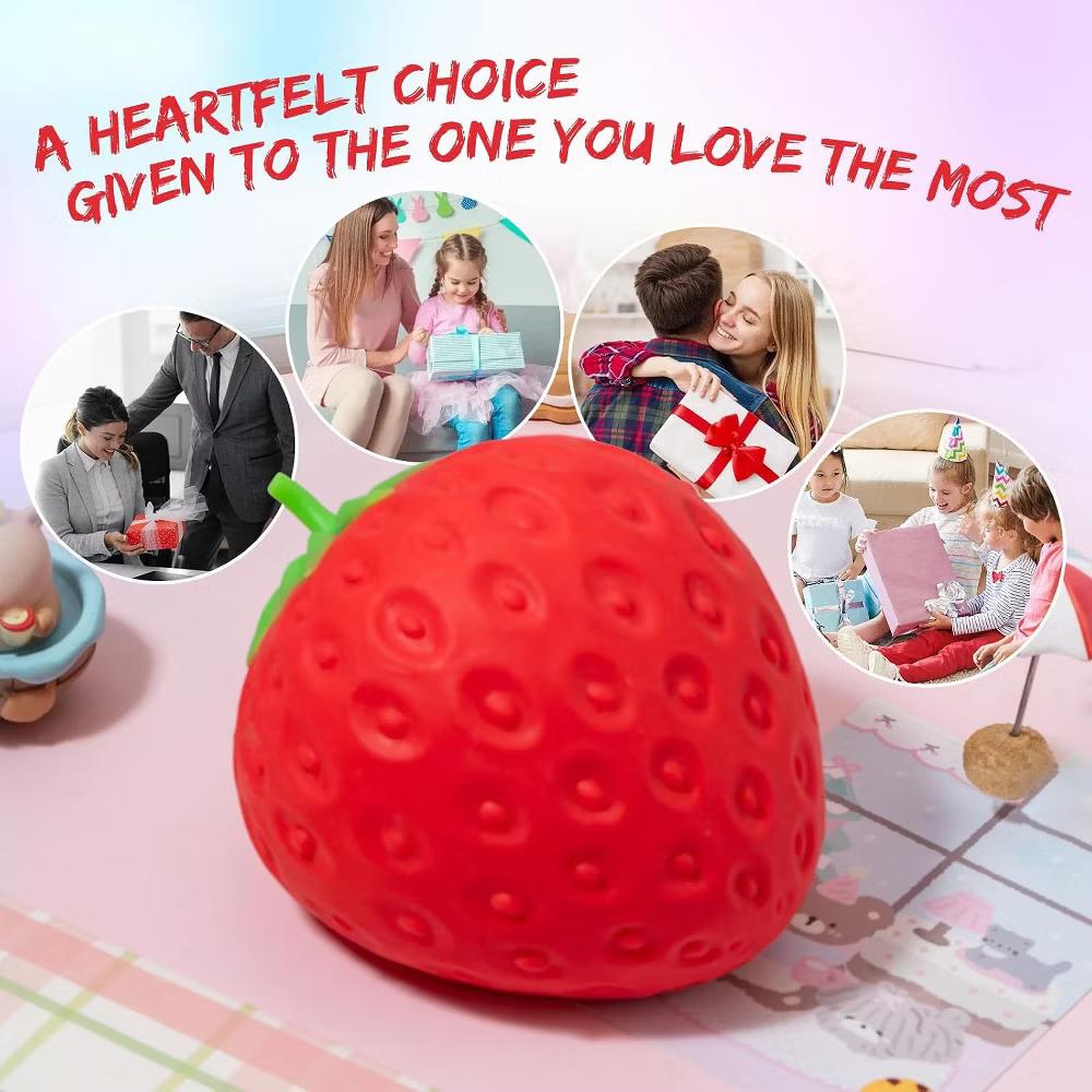 Link Large strawberry Squishy Sensory Fidget Toy - Image 2