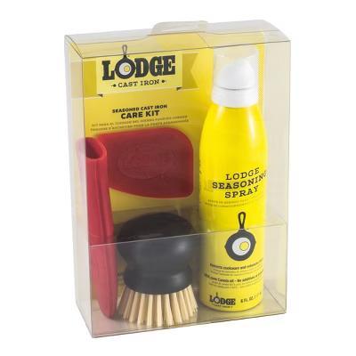 Lodge Seasoned Cast Iron Care Kit Yellow - Image 3