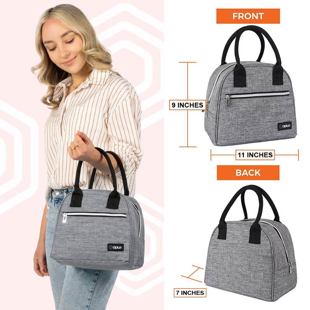 Insulated Lunch Box Women, Cooler Bag Tote Girls Kids Teen Adult, Soft Reusable Thermal Meal Prep Purse - Image 31