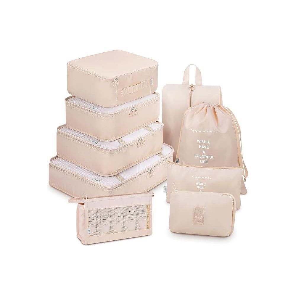 Maison 9pc Luggage Travel Organizer Cubes - Image 6