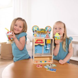Tropical Soft Serve Ice Cream Wooden Play Food Set – 23pc
