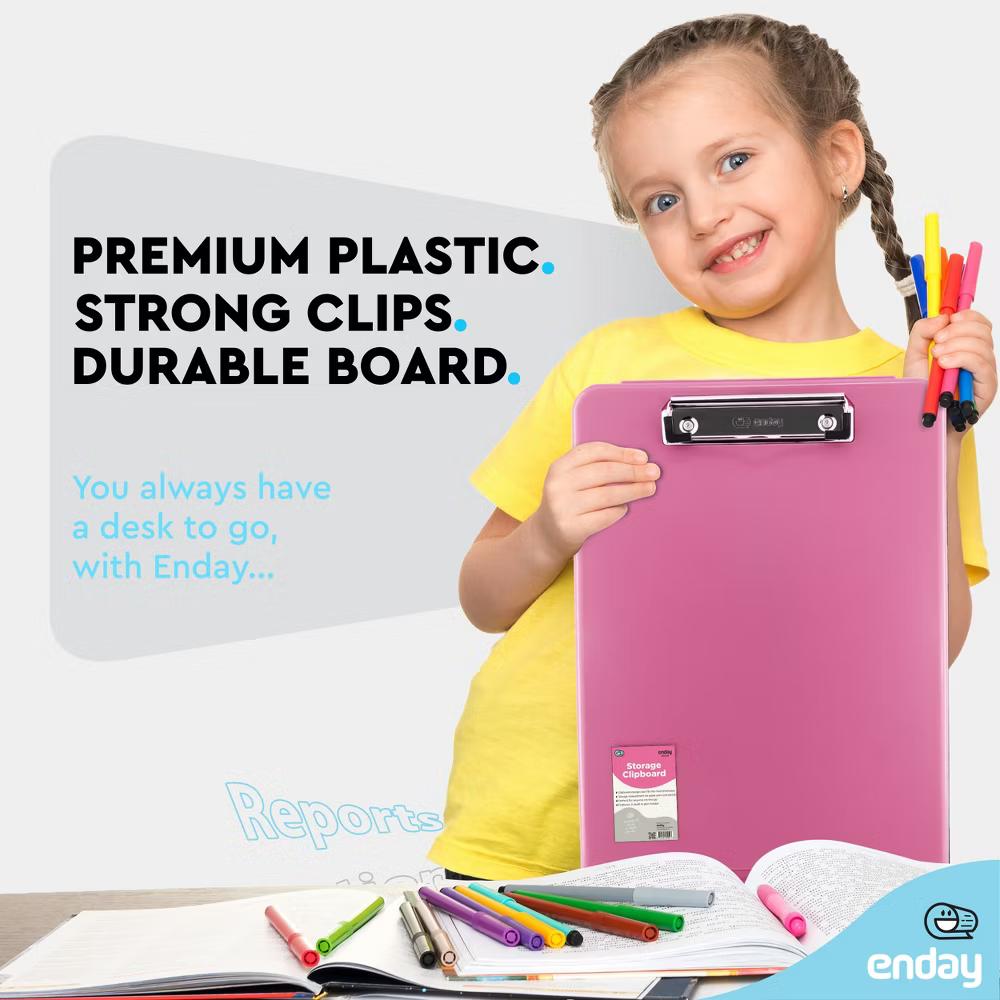 Clipboard with Storage, Letter Size Storage Clipboard with Compartments Case for Nurse Teachers Plastic Translucent Holds 100 Sheets - Image 29