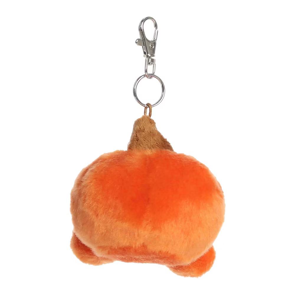 Mini Paisley Pumpkin Palm Pals Adorable Clip-On Orange 4" - Image 2