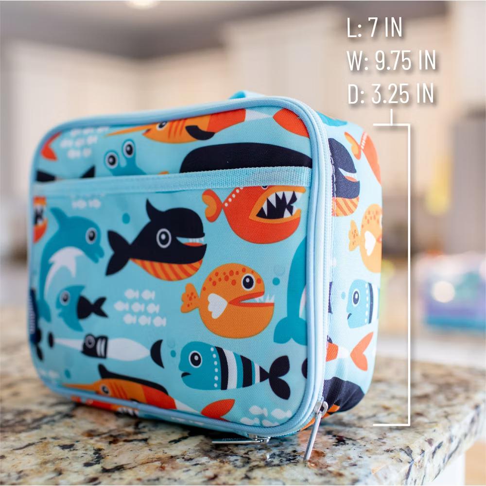 Wildkin Kids Insulated Lunch Box – Durable and Reusable for School & Travel