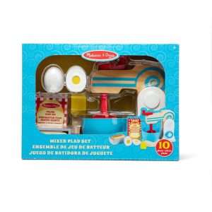 Wooden Make-a-Cake Mixer Set (11pc) - Play Food and Kitchen Accessories