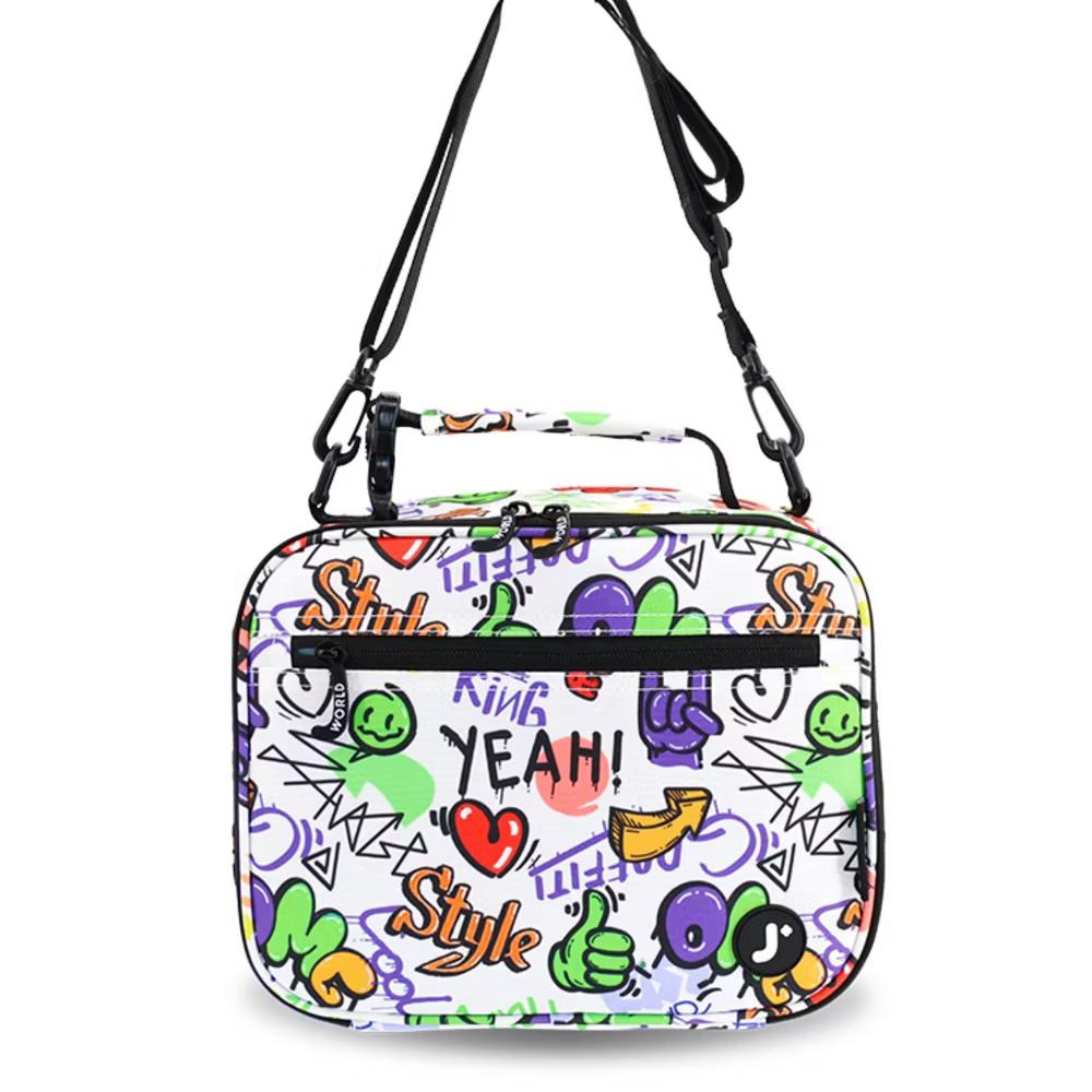 J World Cody Kids Insulated Lunch Bag with Shoulder Strap and Clip Handle - Image 28