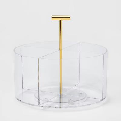 Acrylic Round Desktop Organizer - Image 2