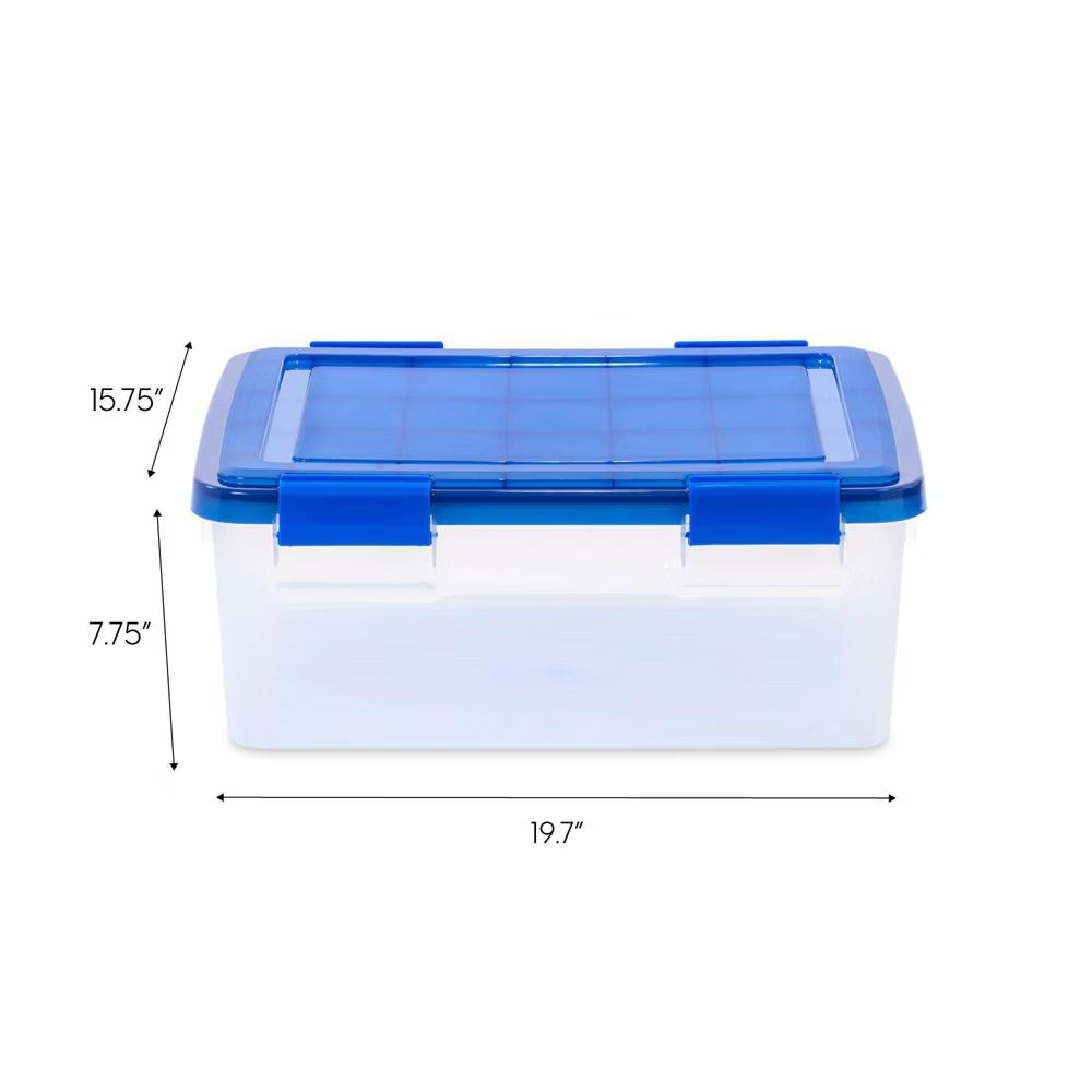 IRIS WeatherPro Plastic Storage Bin with Lid - Image 46