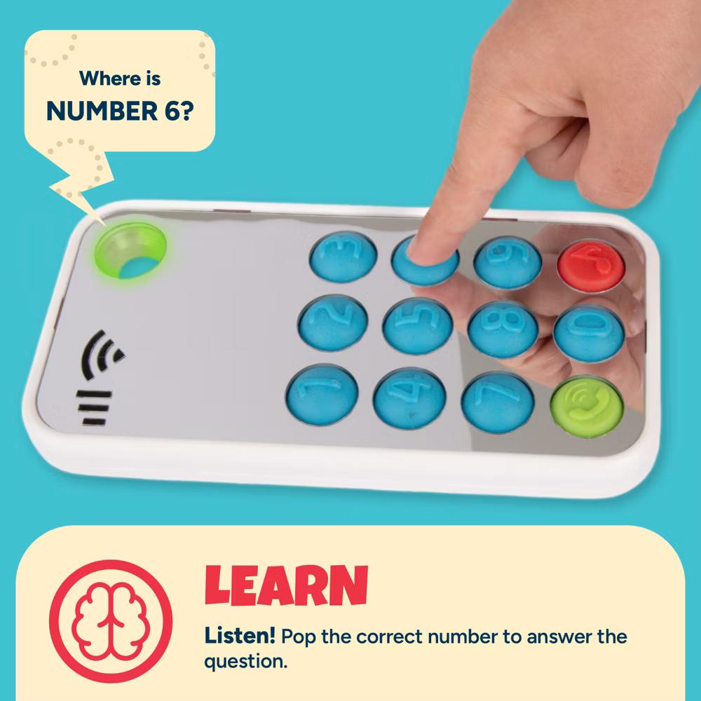 Smarty Phone – Interactive Multilingual Learning Phone with Lights, Sounds & Sensory Buttons, Ages 1–4+ - Image 5