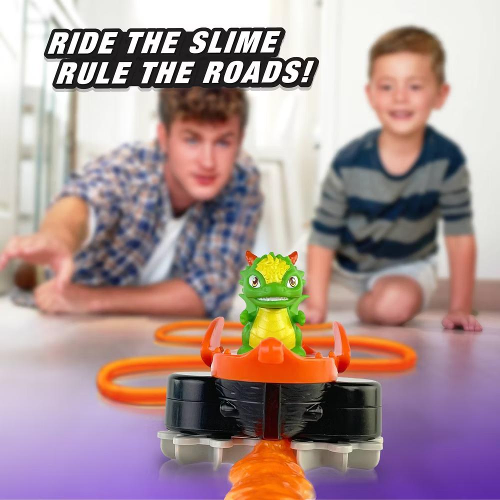 ArtSkills Slime Riders - Slime Toy Race Track Builder with Motorized Rechargeable Car - Draco The Dragon - Image 7