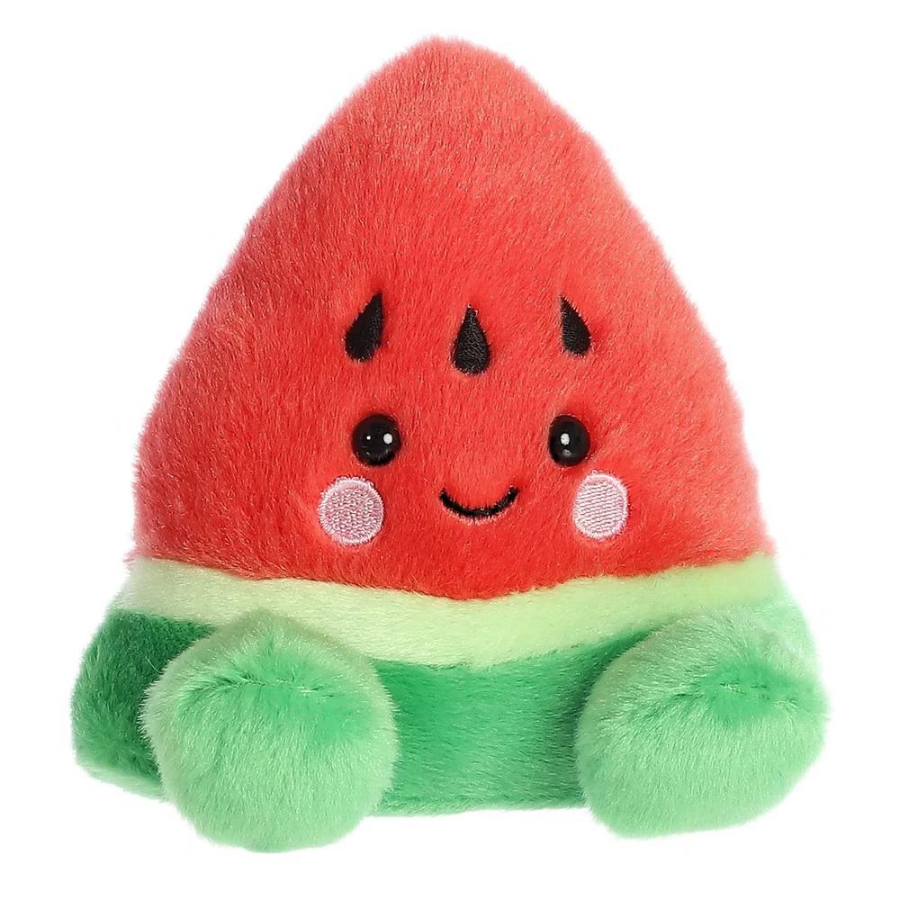 Mini Sandy Watermelon Palm Pals Adorable Stuffed Animal Red 5" - Image 2
