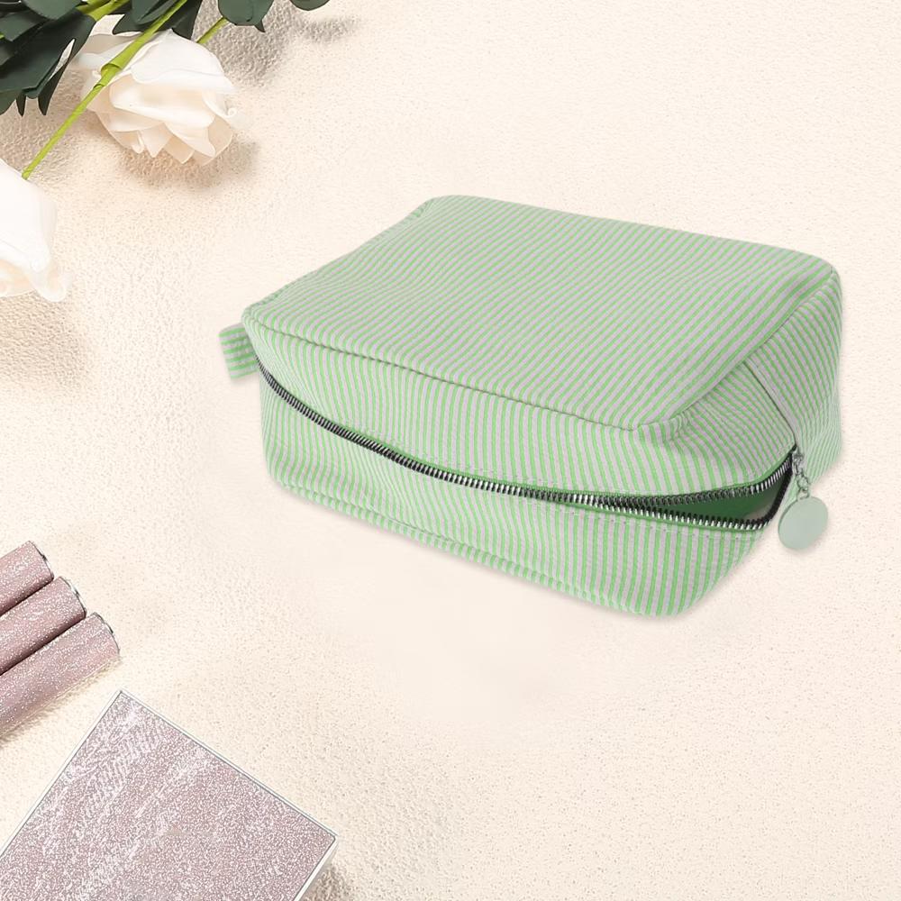 Large Striped Pattern Makeup Bag 1Pc - Image 18