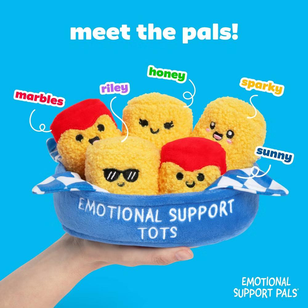 What Do You Meme? Emotional Support Tots, Food Themed Stuffed Animals - Image 4
