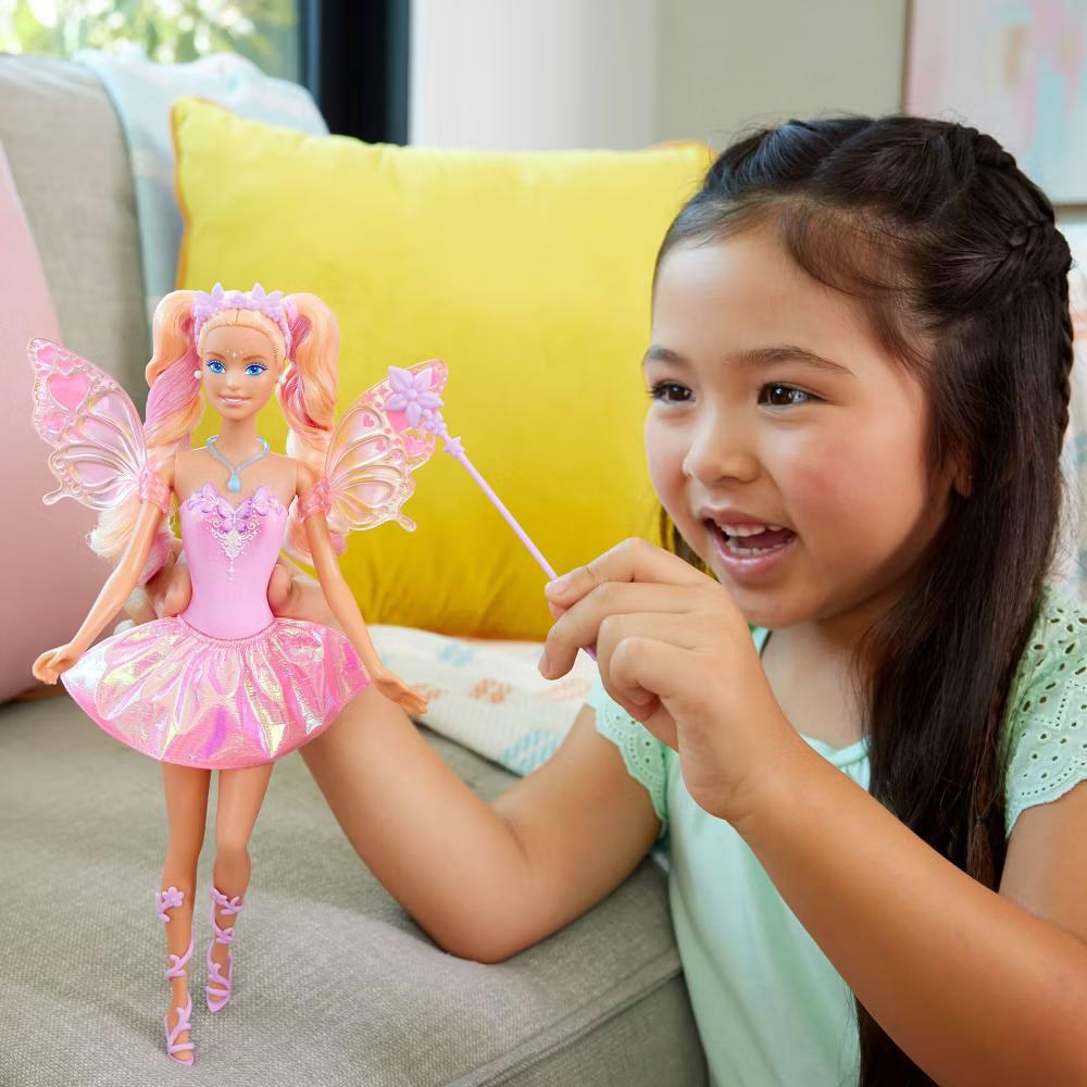 Fantasy Fairy 11" Doll with Color Change Wings and Outfit - Image 4