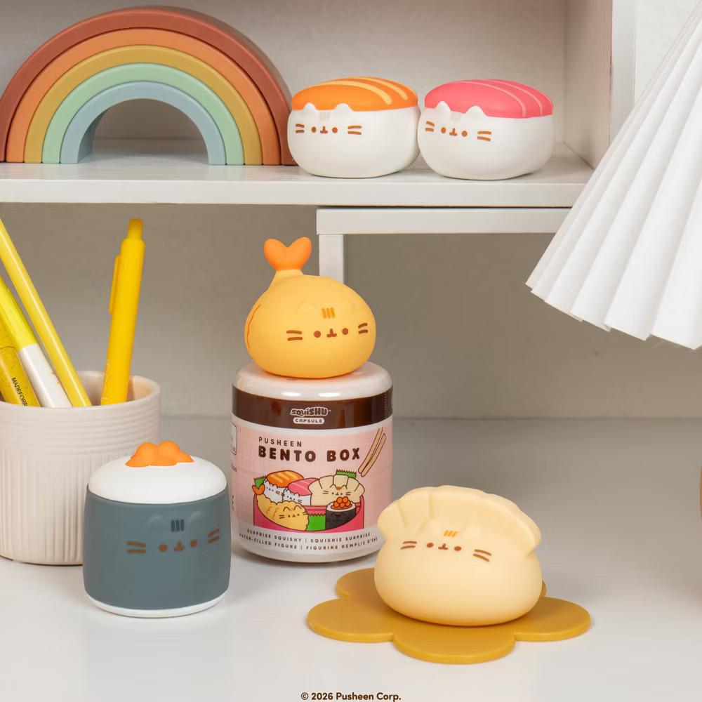Capsule Pusheen The Cat Surprise Blind Collectible Surprise Toy Squishy Figurine SquiSHU Series 8 Lunch Box - 1 Pc Mystery - Image 6