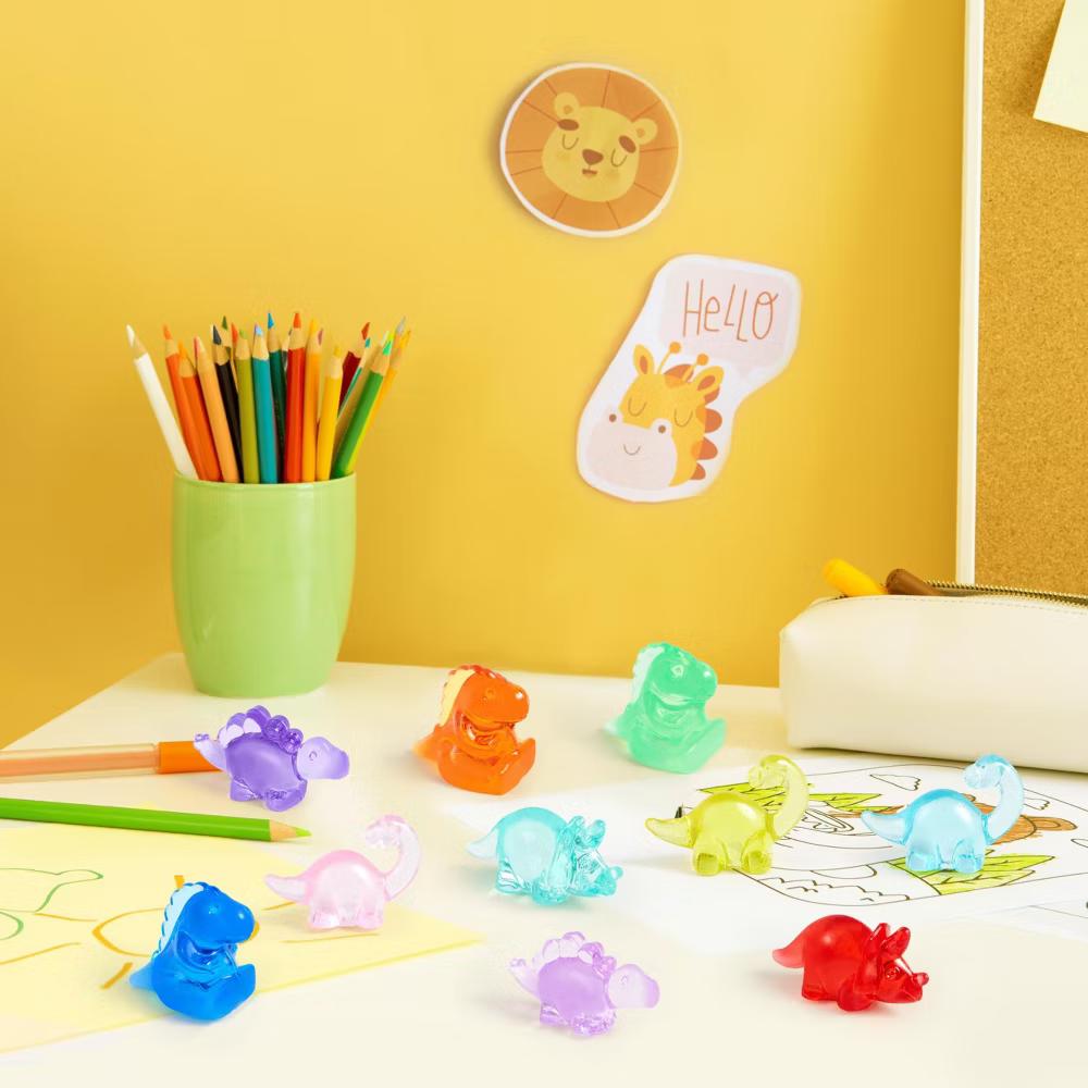 50-Piece Mini Dinosaur Figures Set, Tiny Resin Dinosaur Figurines for Crafts, Slime Charms, DIY Scenes, Party Favors & Vase Fillers