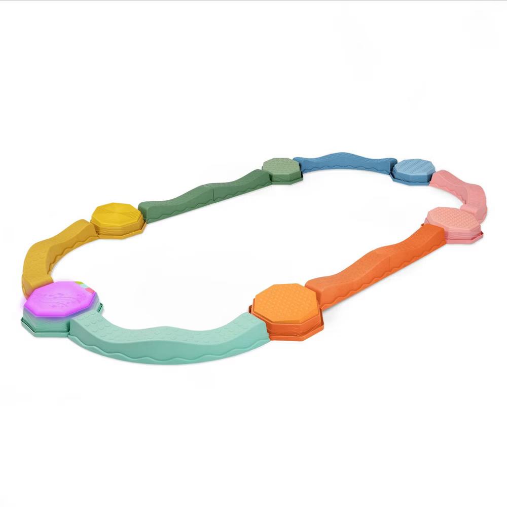 Balance & Groove Set - 14pc Balance Beams and Pods with Music & Lights