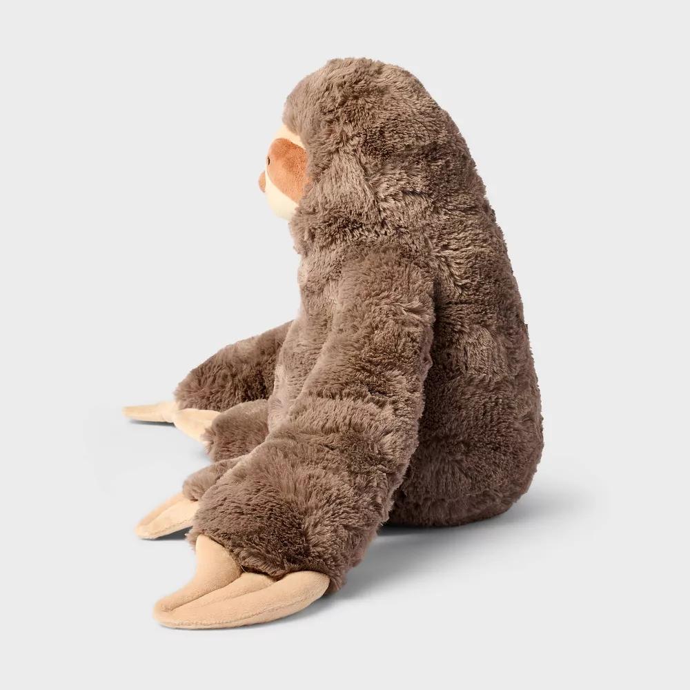 11" Sloth Stuffed Animal - Polyester, Zoo Animal, Ages 1+ - Image 3