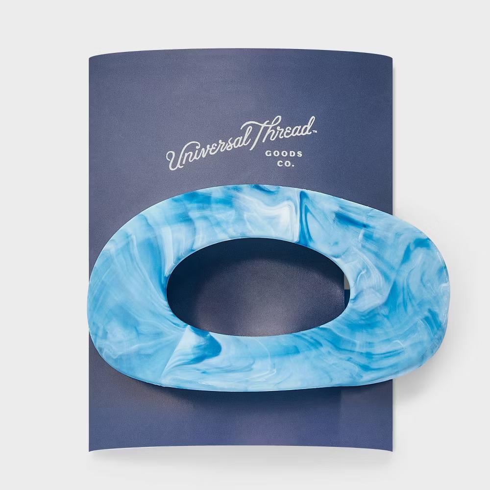 Marble Oval Shovel Hair Clip - Image 2