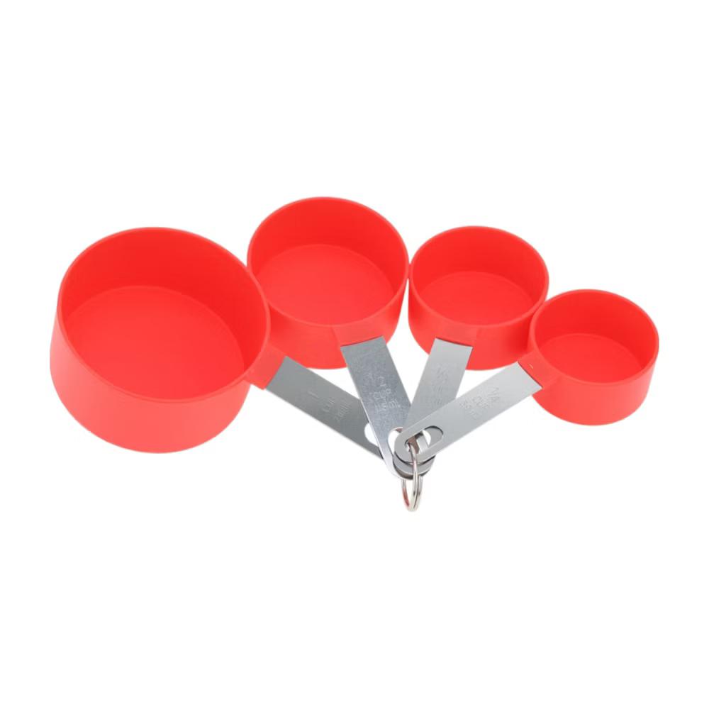 Measuring Cups 4-Piece Measuring Cup Set Dishwasher Safe Stainless Steel PP 1 Set - Image 13