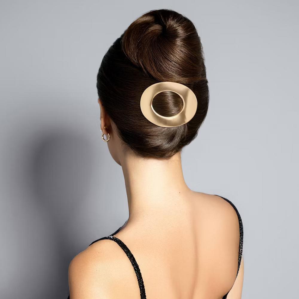 The Hair Edit Gilded Ellipse Flat Lay Claw Clip - Image 7