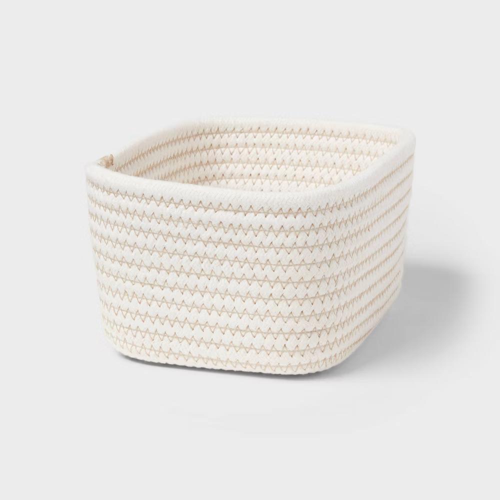 Small Coiled Rope Basket - Image 5