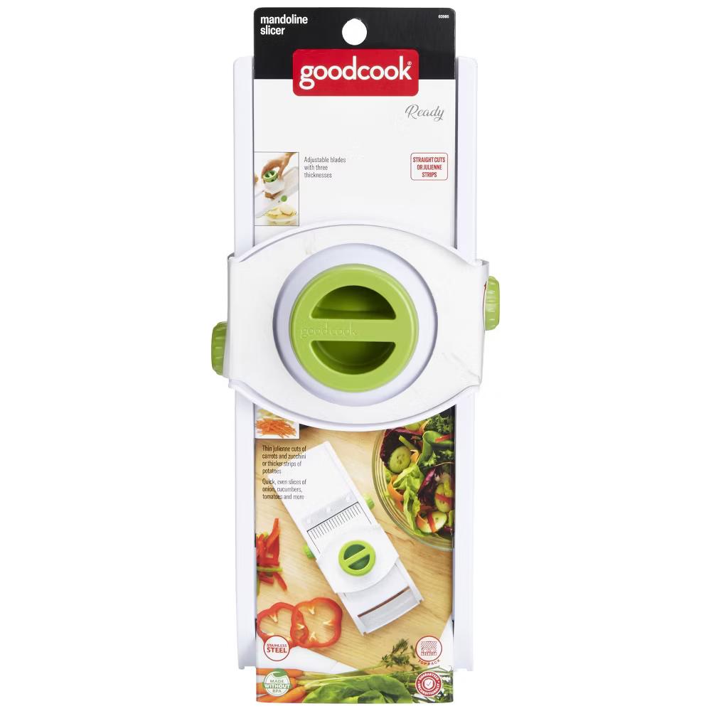 Ready Mandoline Slicer: Kitchen Tool, Plastic & Stainless Steel, Hand Wash, Green & Silver - Image 8